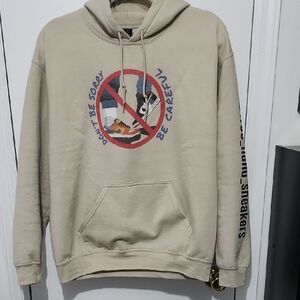 Gildan Tan Graphic Hoodie